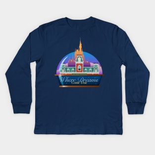 Where Dreams Come True Kids Long Sleeve T-Shirt